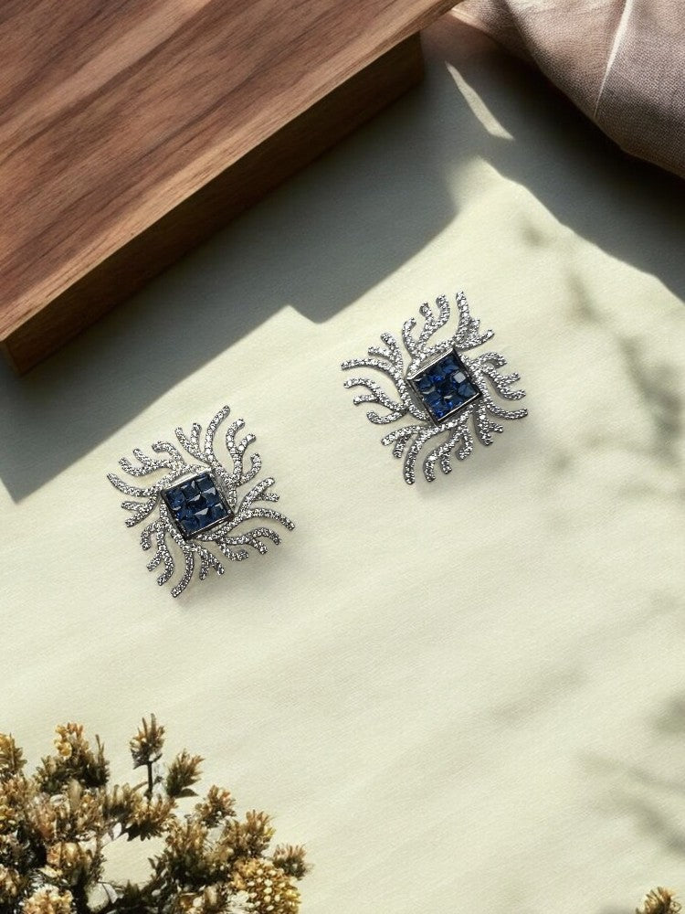 Blue Vanya Studs
