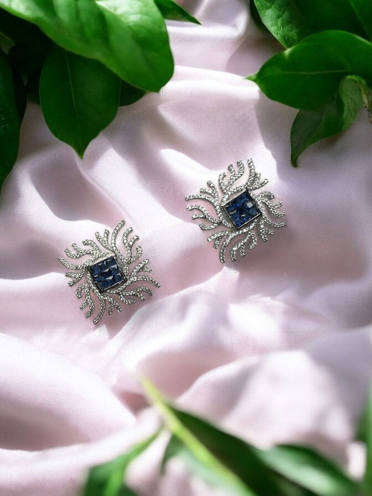 Blue Vanya Studs