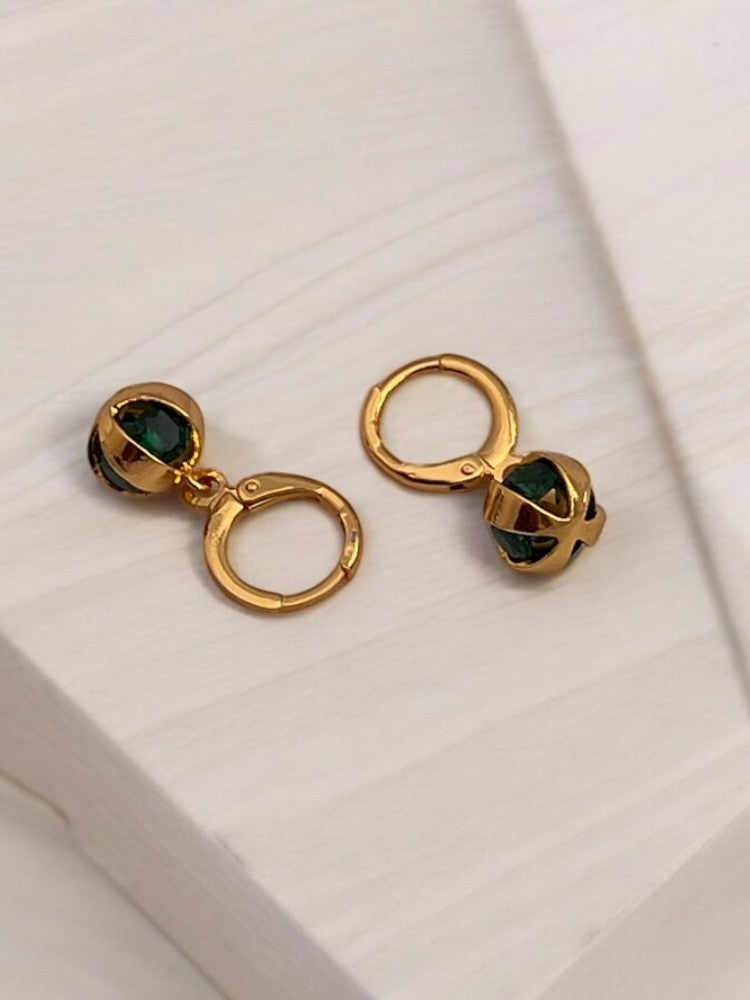 Emerald Trisha Hoops