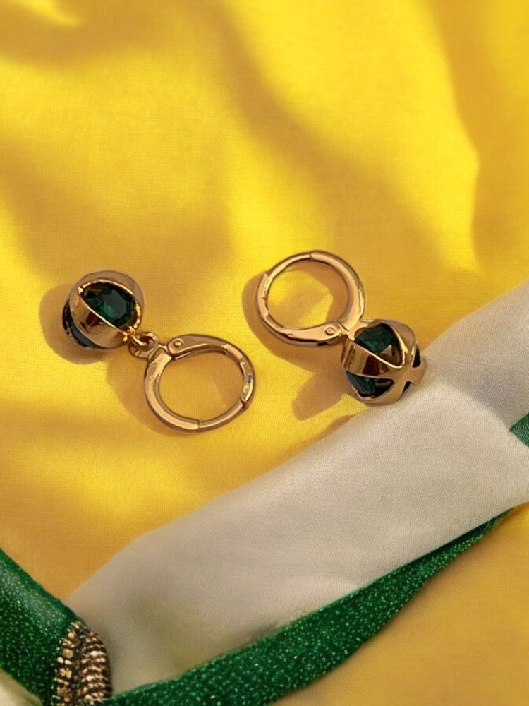 Emerald Trisha Hoops