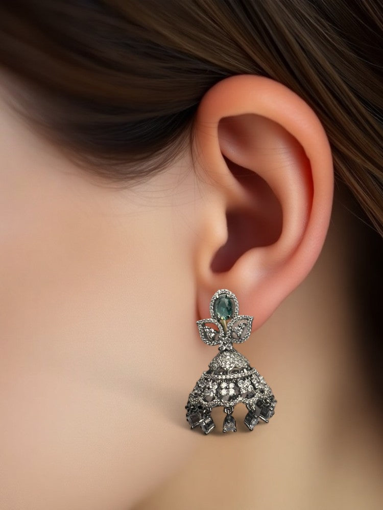 Emerald Pariksha Jhumkis