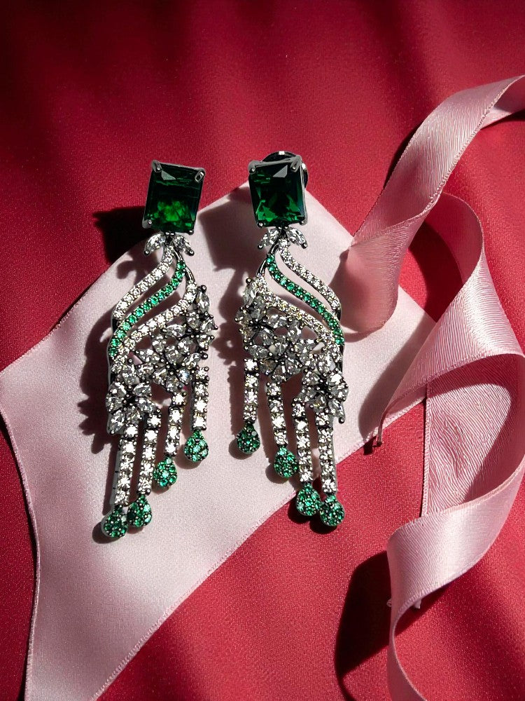 Emerald parichay Dangler Earrings