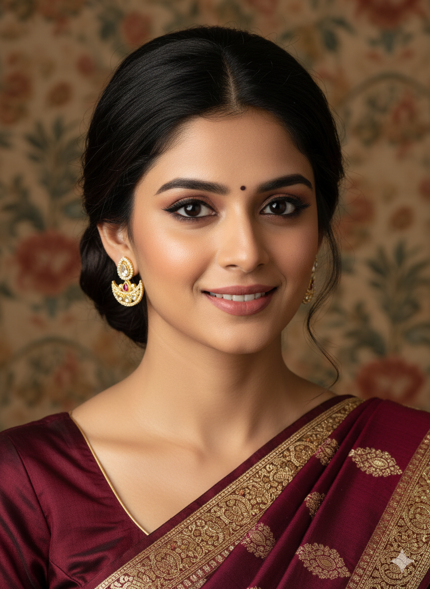 Pink Diyaa Drop Earrings