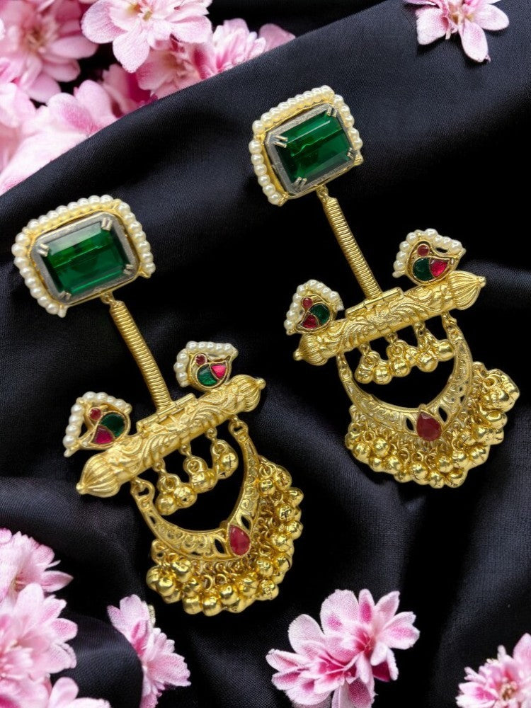 Brass Dangler Earrings