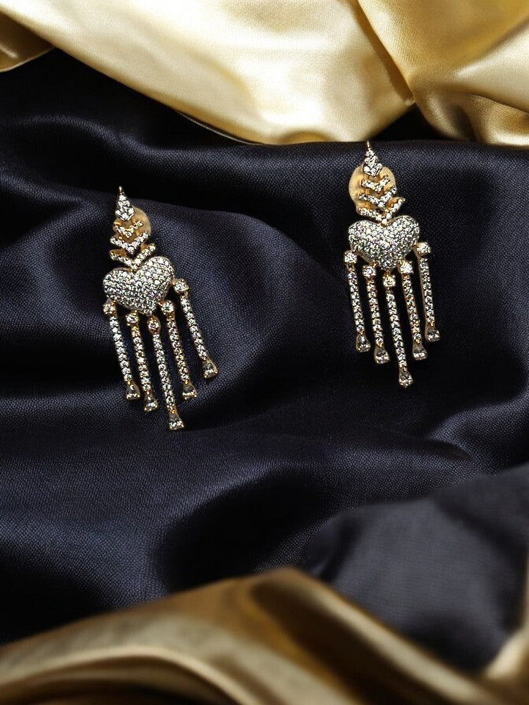 Golden Priya Drop Earrings