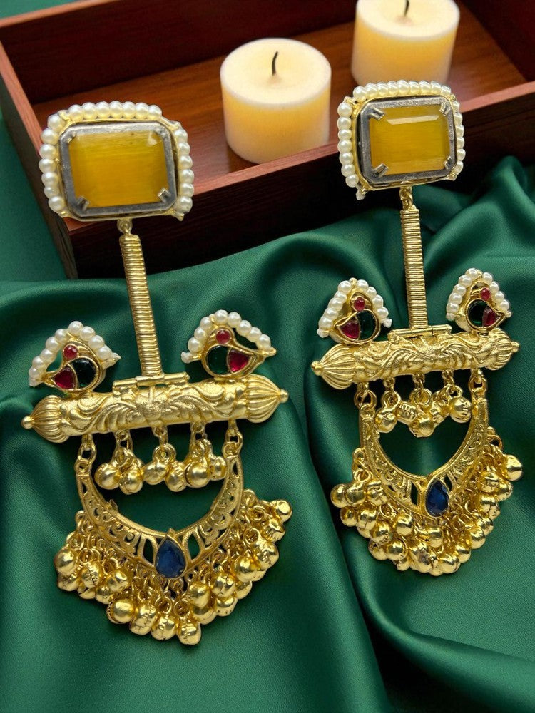 Brass Dangler Earrings