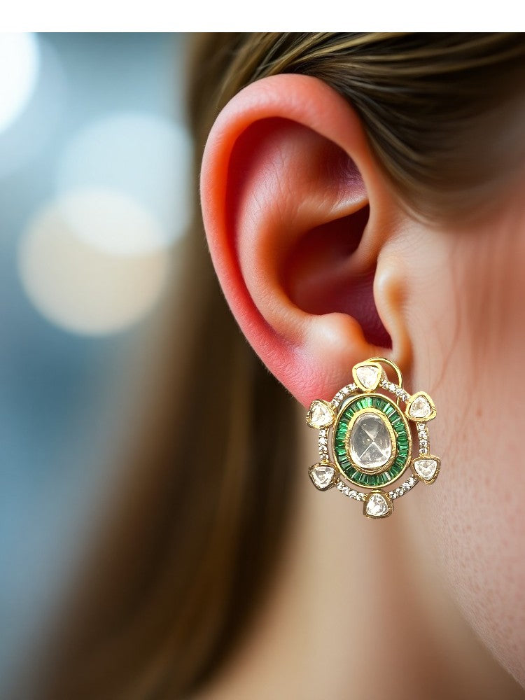 Green Supreme Studs