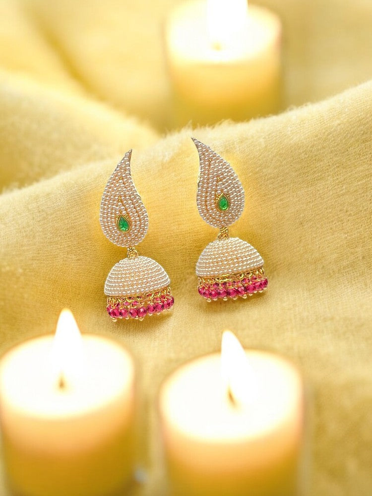 Multicolour Mishka Jhumki Earrings