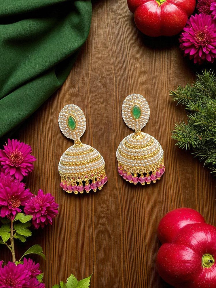 Multicolour Rihana Jhumki Earrings