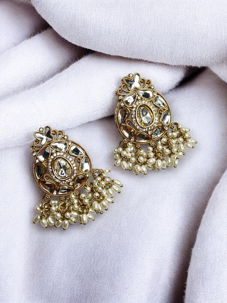 Ivory Sanha Dangler Earrings