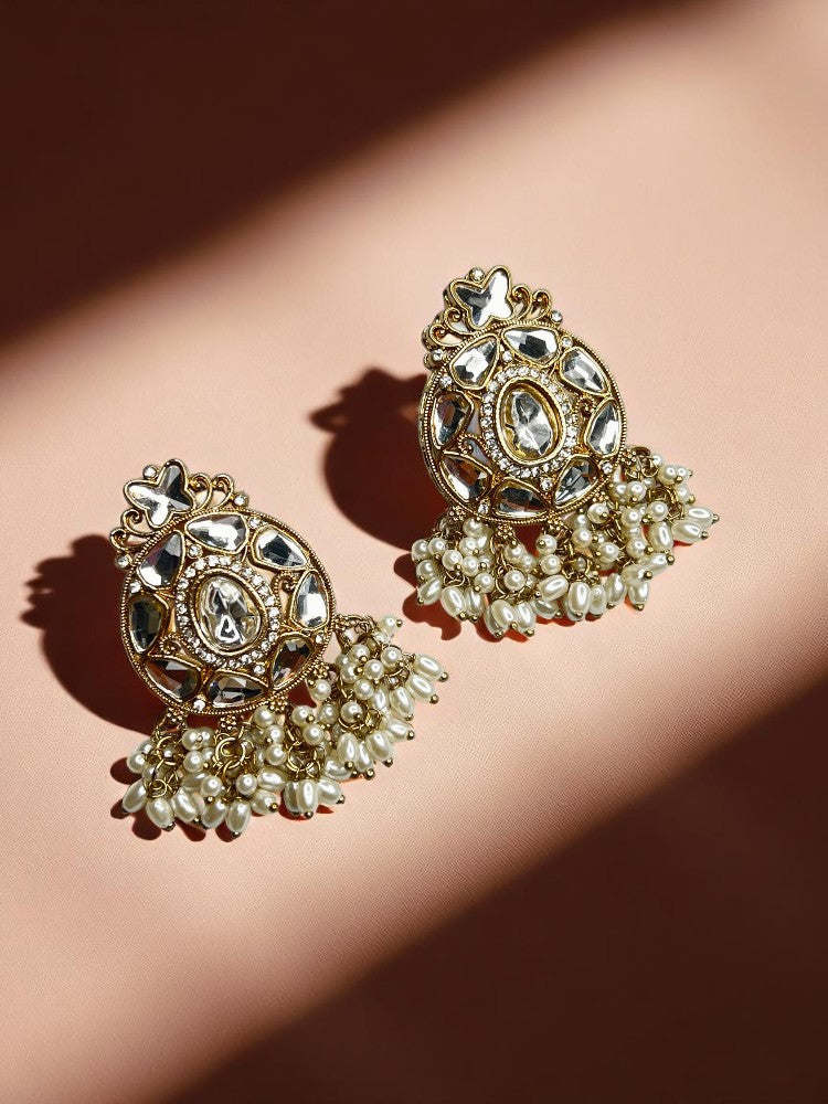 Ivory Sanha Dangler Earrings