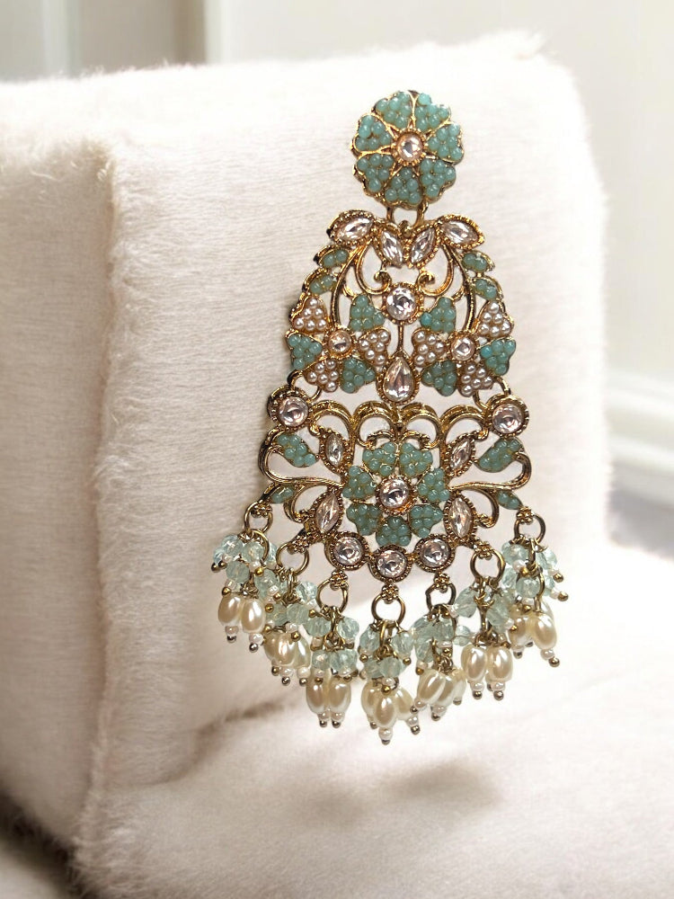 Mint Green Madhuri Dangler