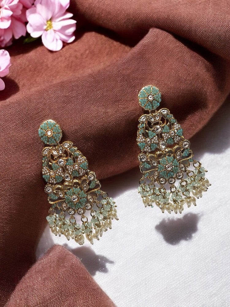 Mint Green Madhuri Dangler