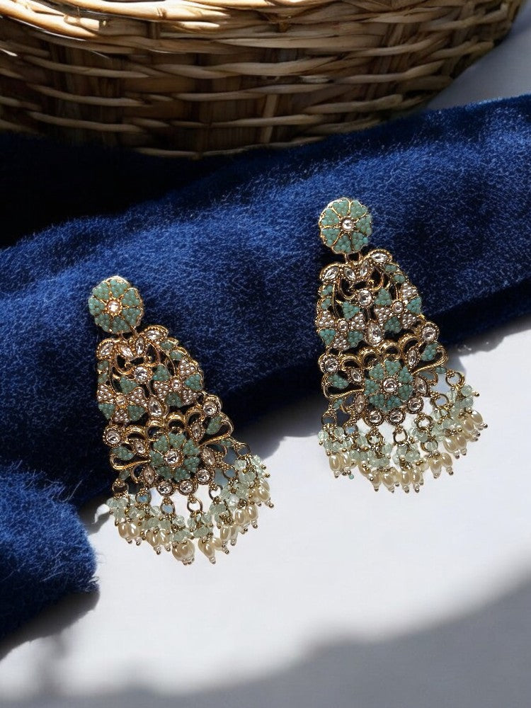 Mint Green Madhuri Dangler