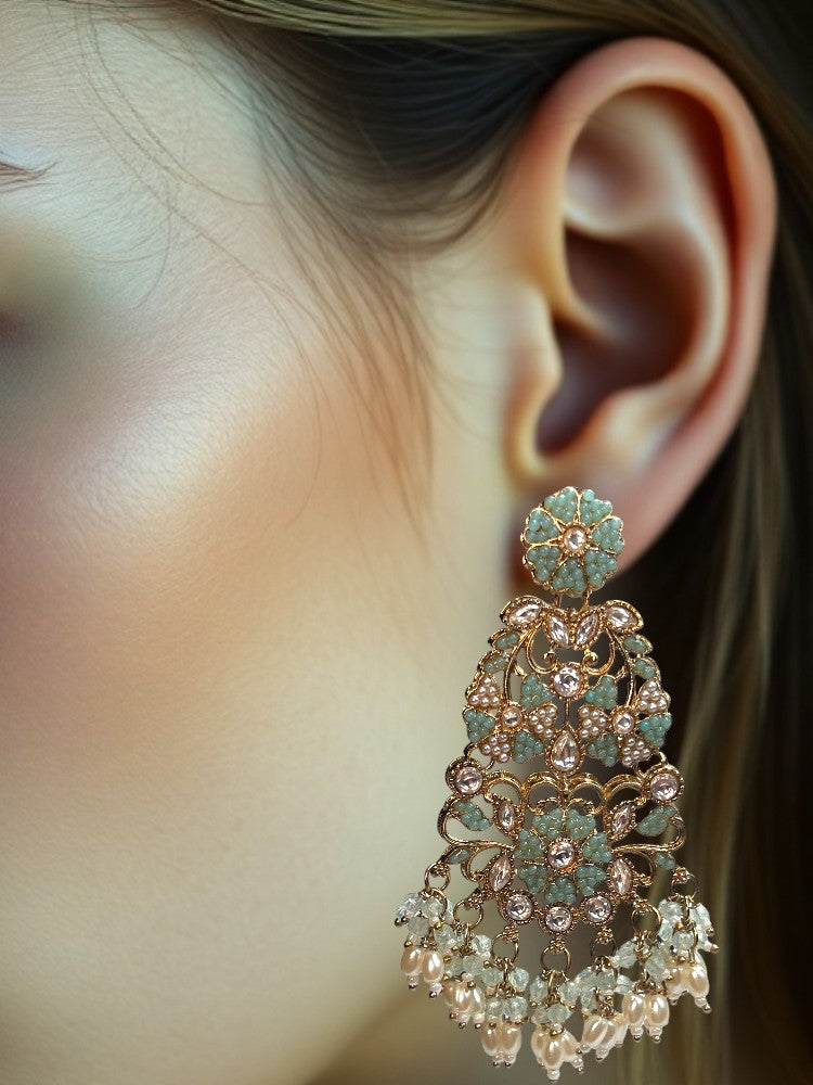 Mint Green Madhuri Dangler