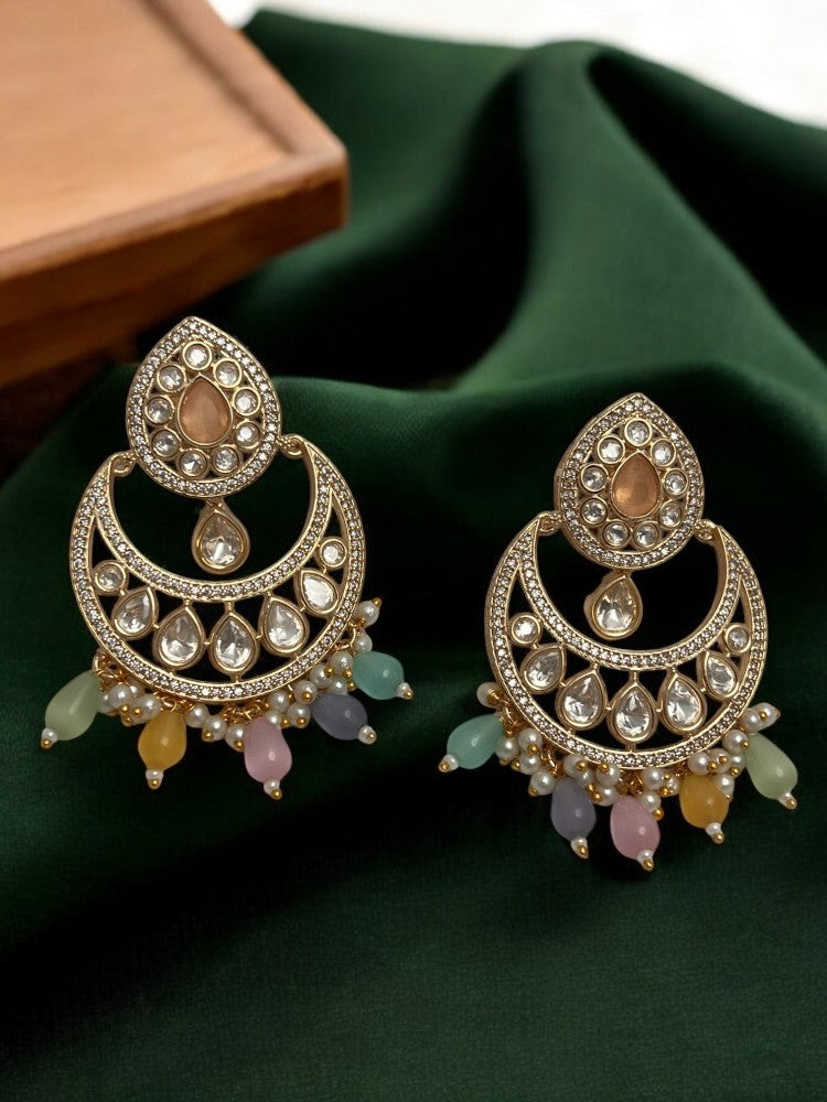 Multicolour Anika Chandbali