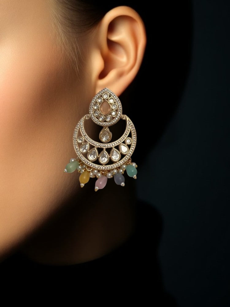 Multicolour Anika Chandbali