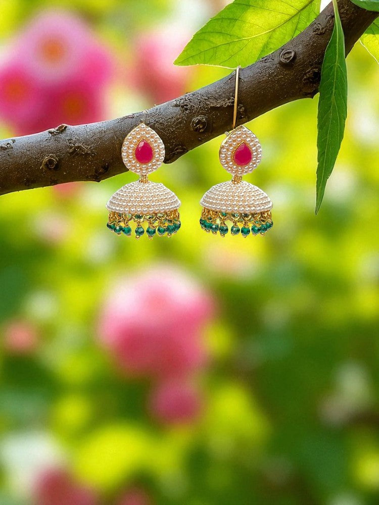 Multicolour Divya Jhumki Earrings