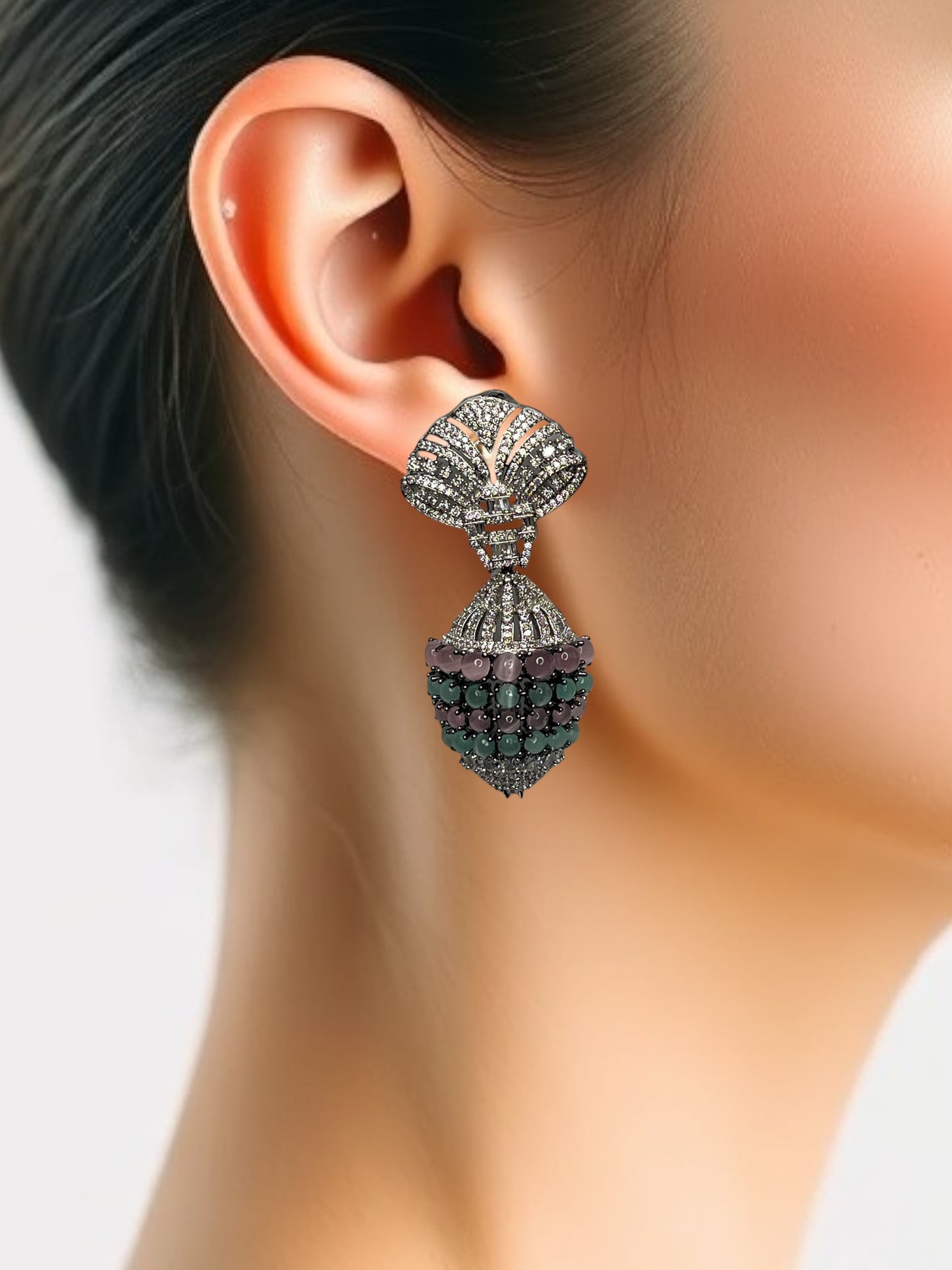 Multicolour Karishma Danglers