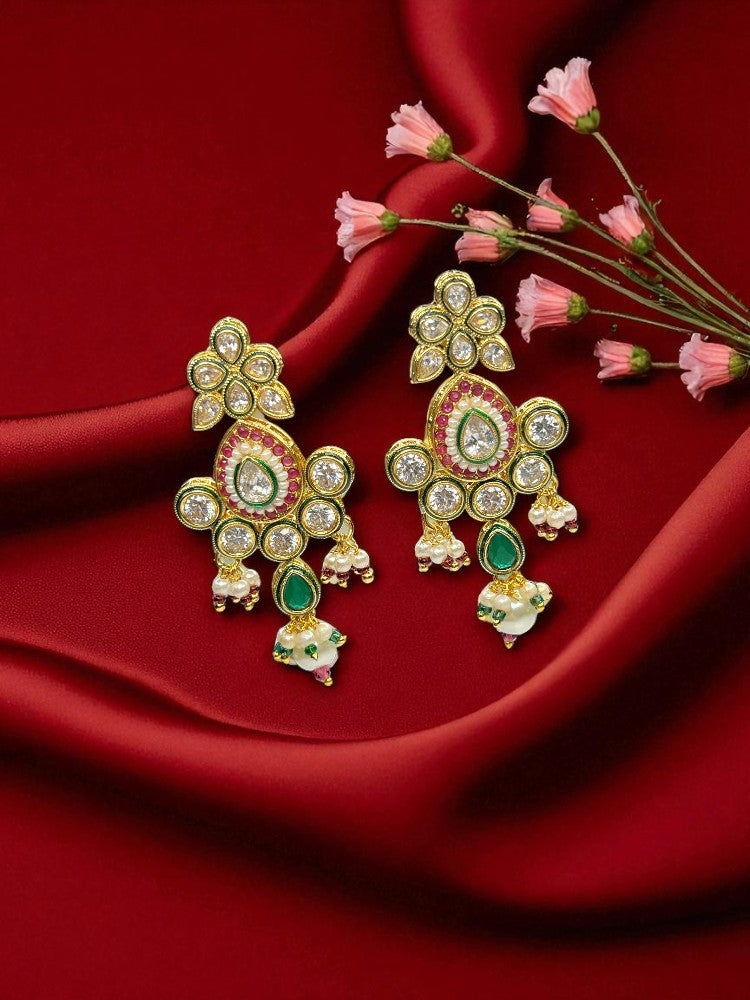Multicolour Reena Jhumki Earrings