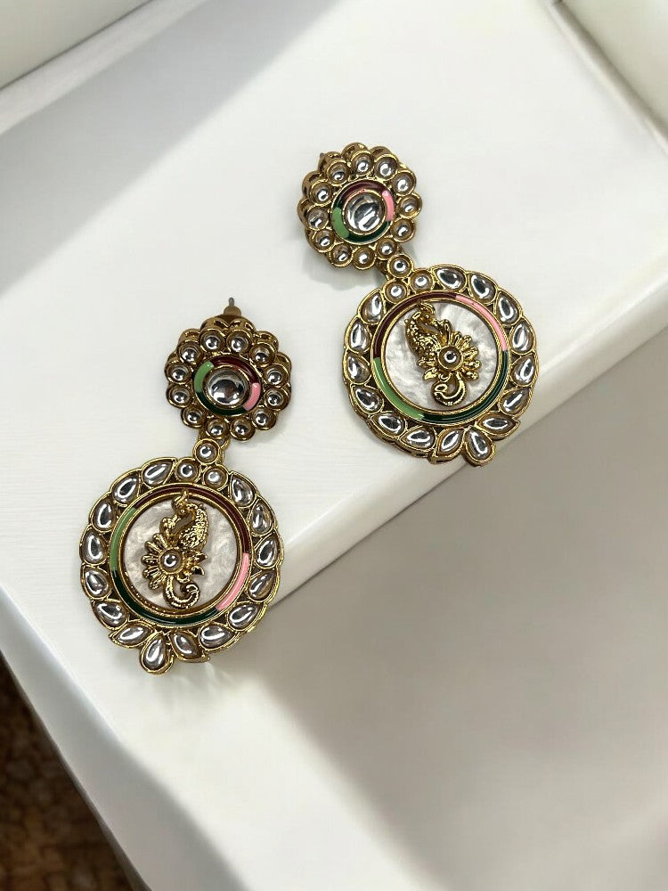 Multicolour Shivani Dangler Earrings