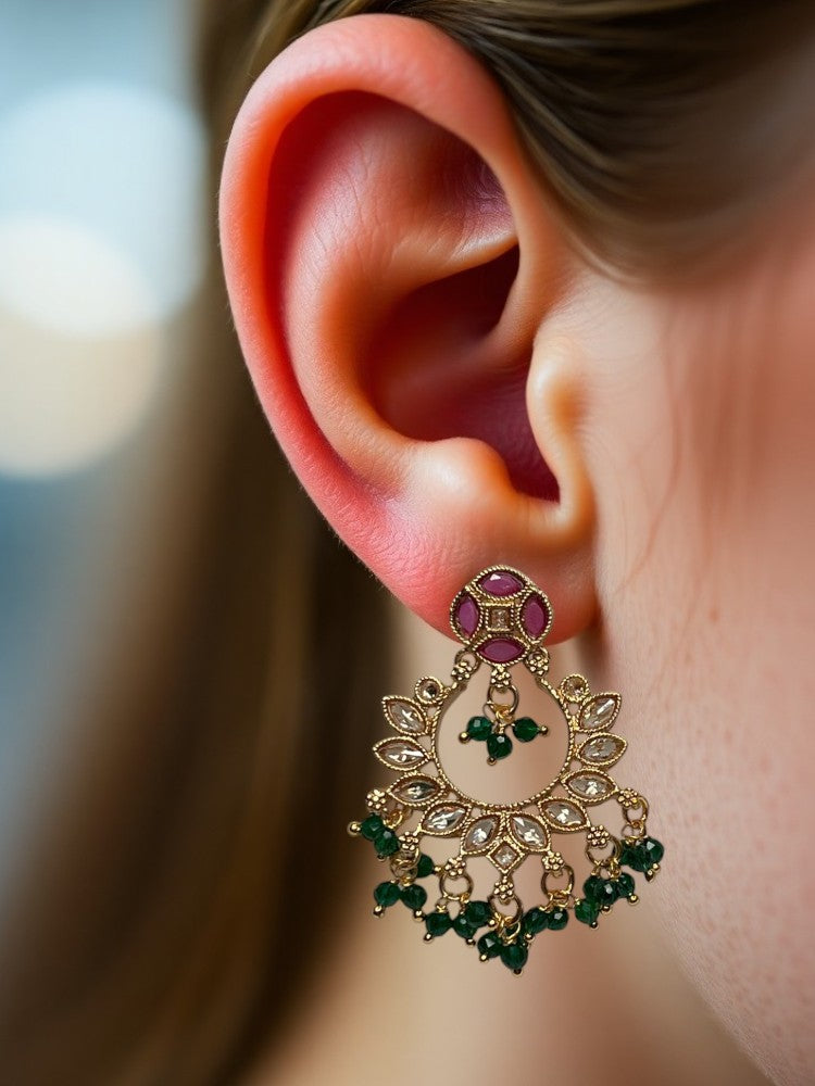 Multicolour Aarushi Chandbali