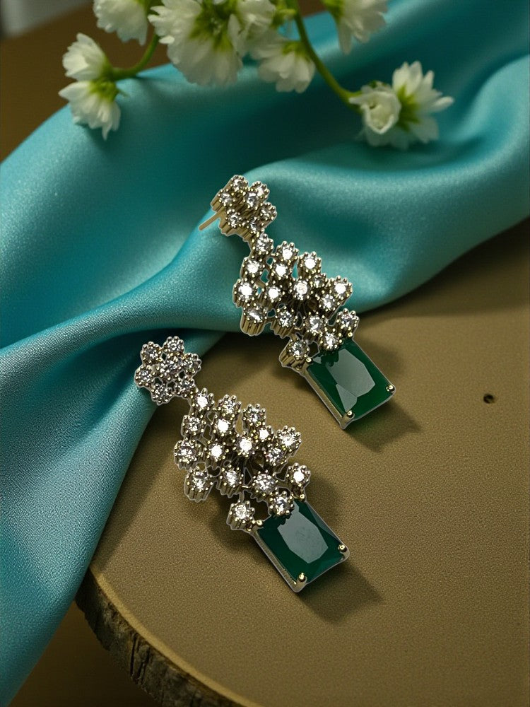 Multicolour Smiksha American Diamond Necklace Set