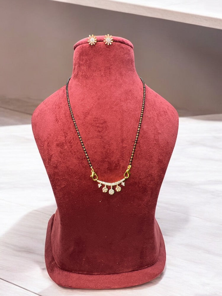 Nargis Mangalsutra with Studs