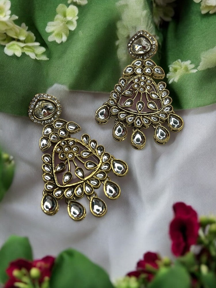 Pink Shruti Dangler Earrings