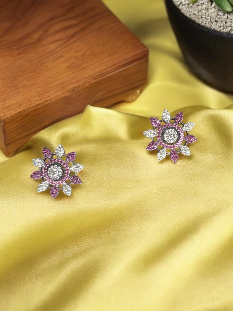 Pink Nirvana Stud Earrings