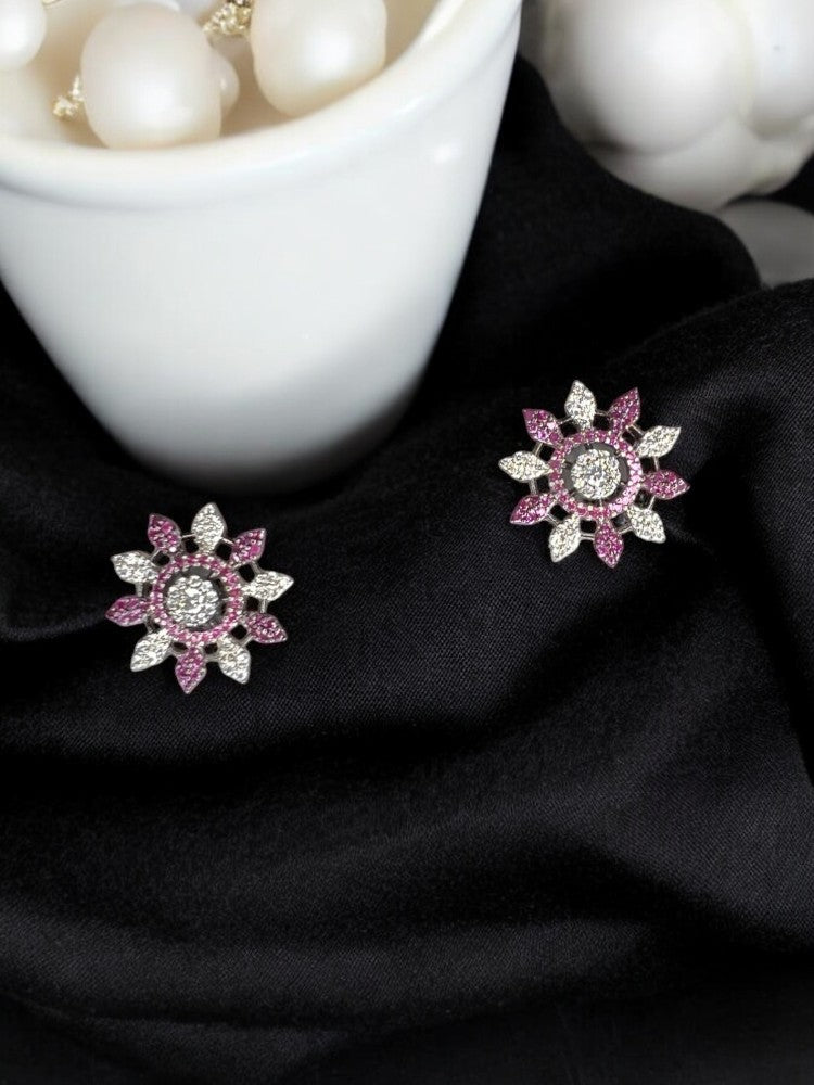 Pink Nirvana Stud Earrings