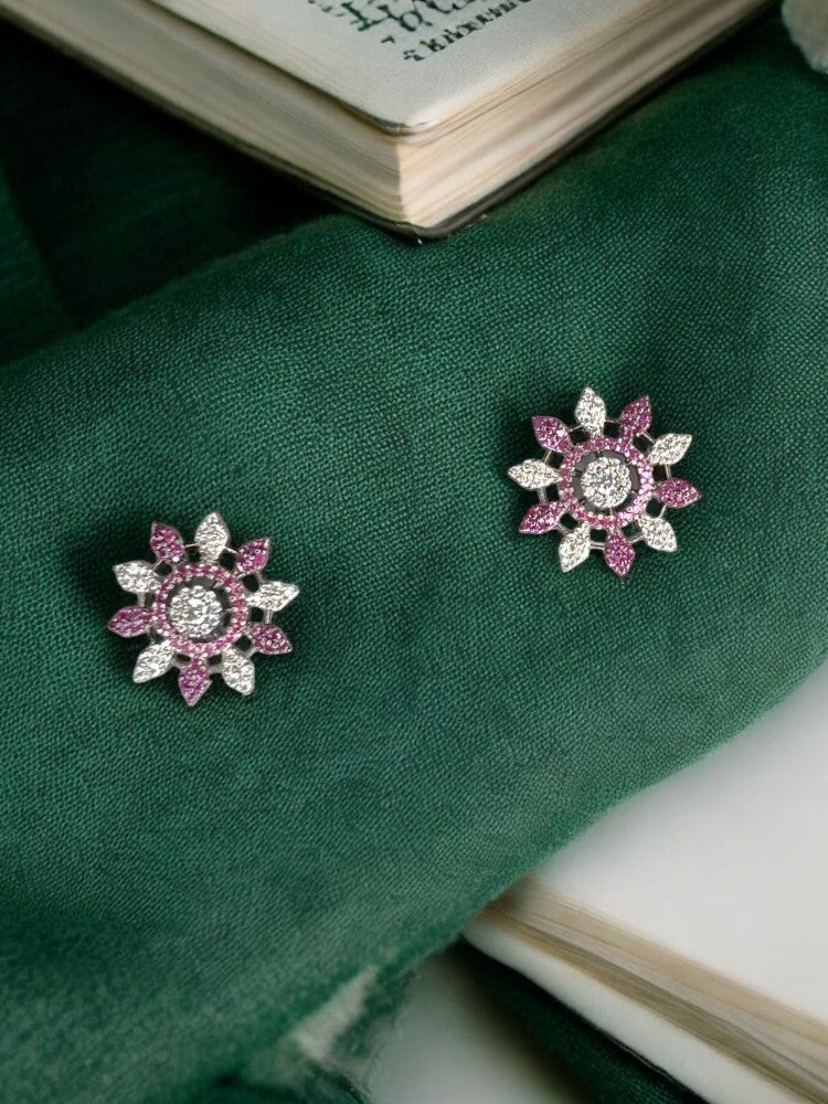 Pink Nirvana Stud Earrings