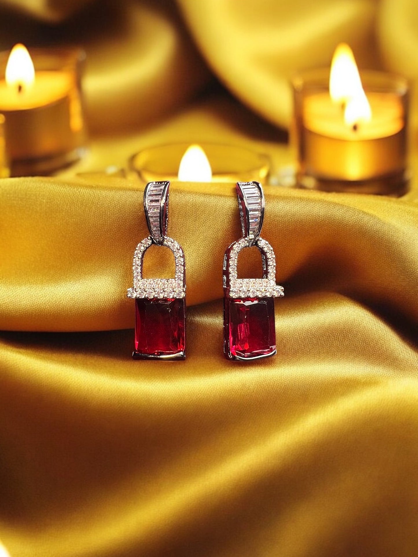 Ruby Tanisha Drop Earrings