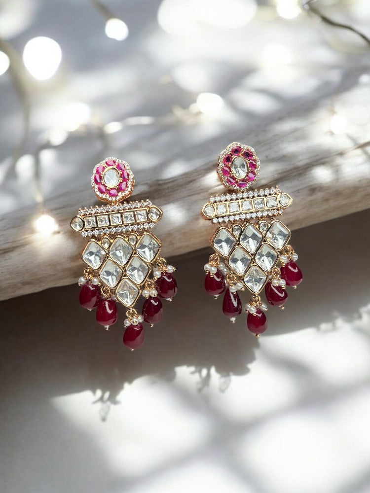 Ruby Idika Dangler Earrings