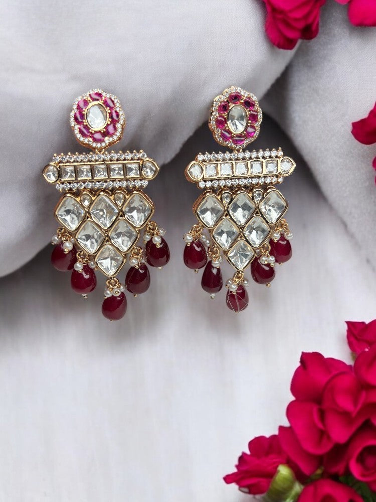 Ruby Idika Dangler Earrings