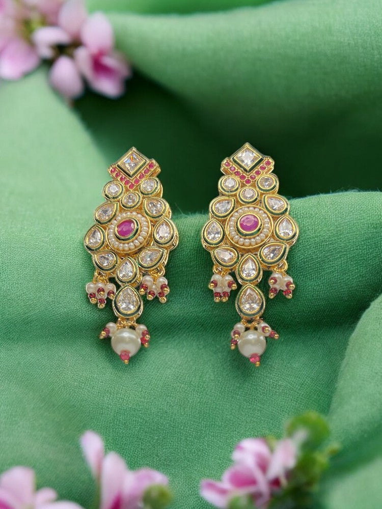 Multicolour Narmada Dangler Earrings