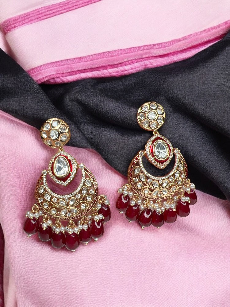 Ruby Triveni Chandbali