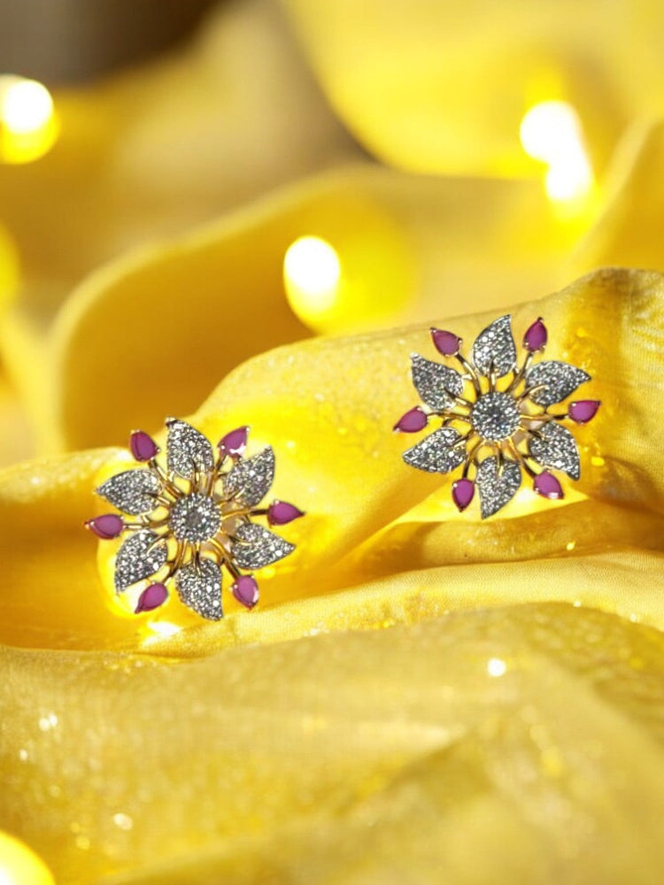 Ruby Avika Stud Earrings