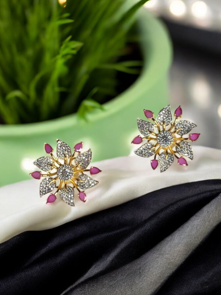 Ruby Avika Stud Earrings