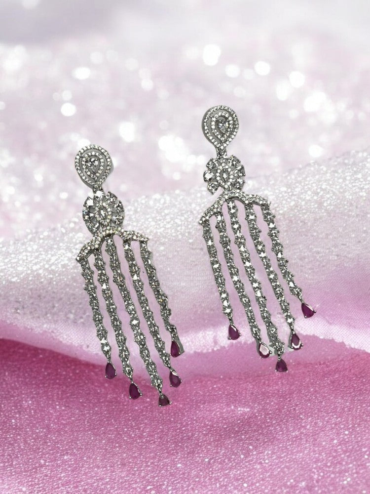 Ruby Silver AD Danglers