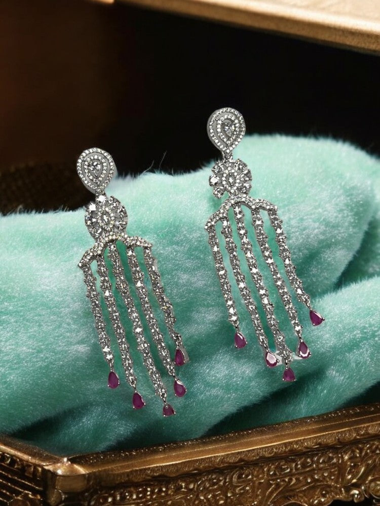 Ruby Silver AD Danglers