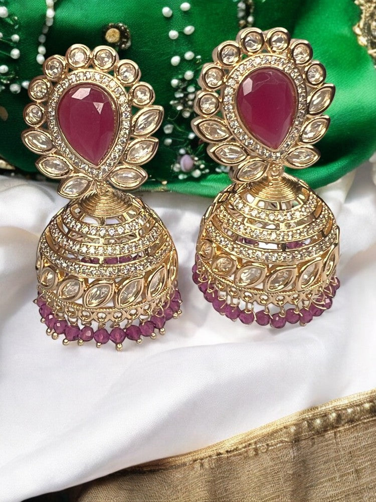 Ruby Heer Jhumka Earrings