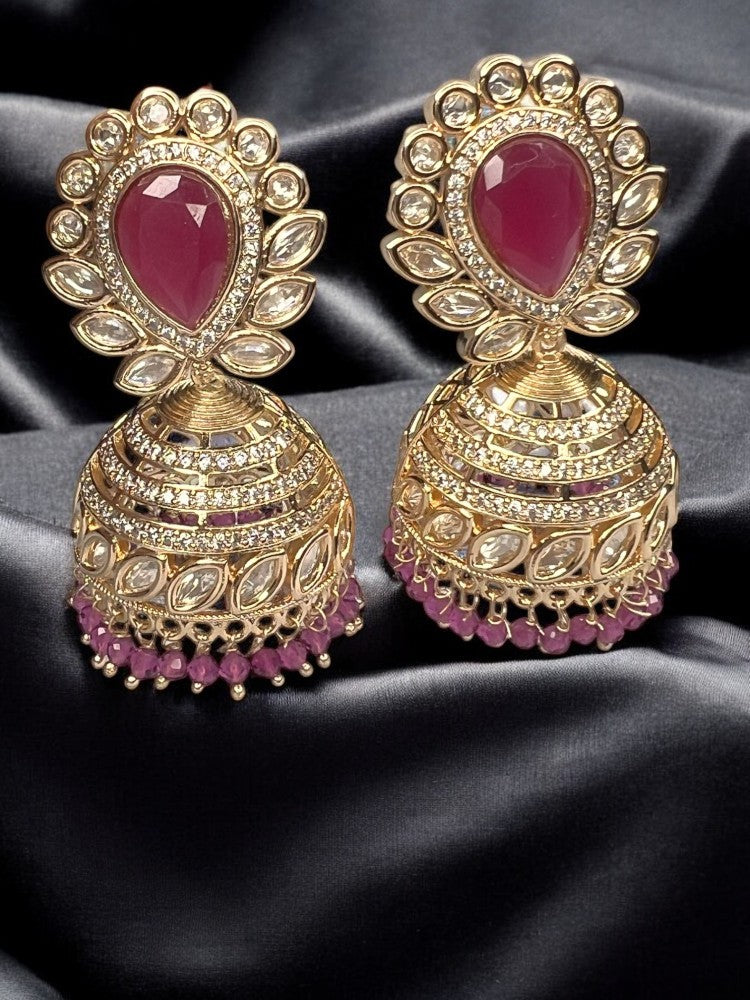 Ruby Heer Jhumka Earrings
