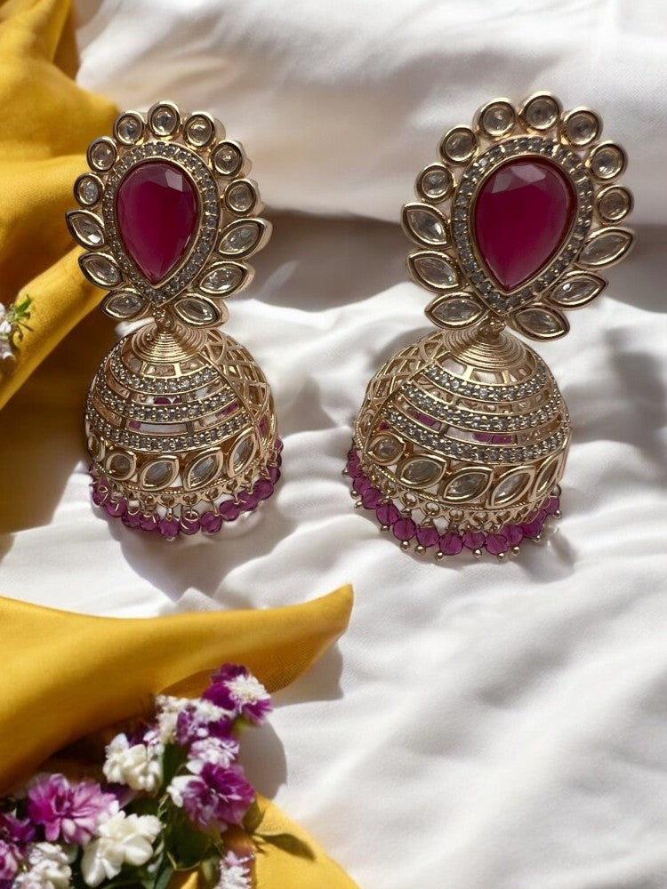 Ruby Heer Jhumka Earrings