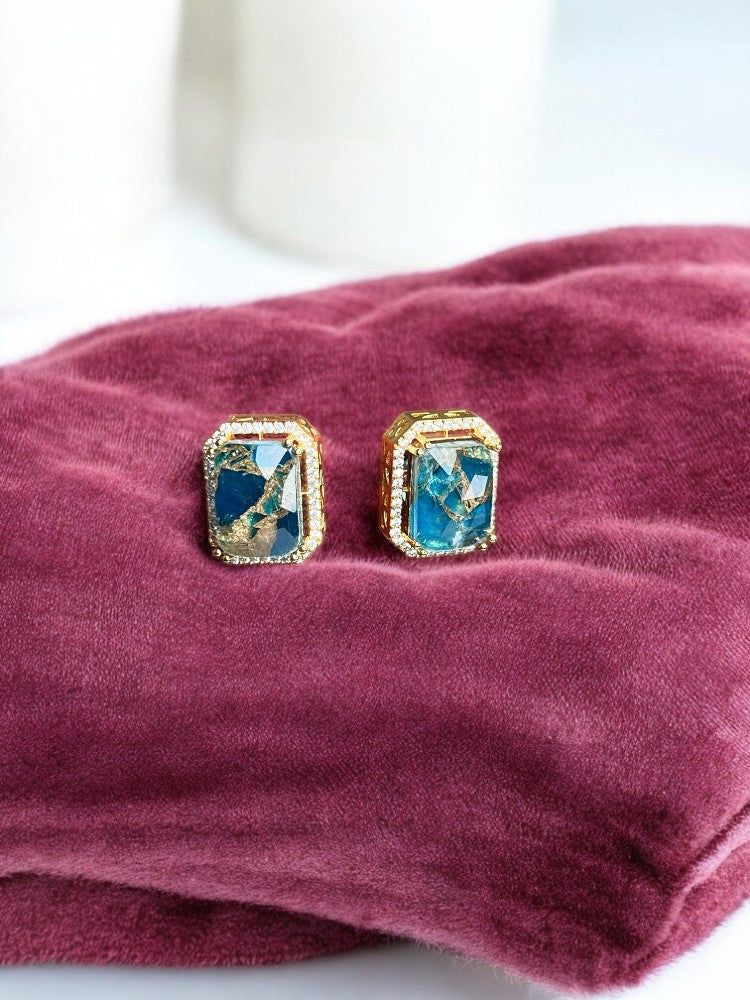 Turquoise Zara Stud Earrings