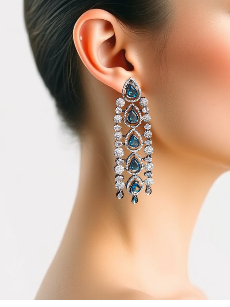 Turquoise Avantika Dangler Earrings