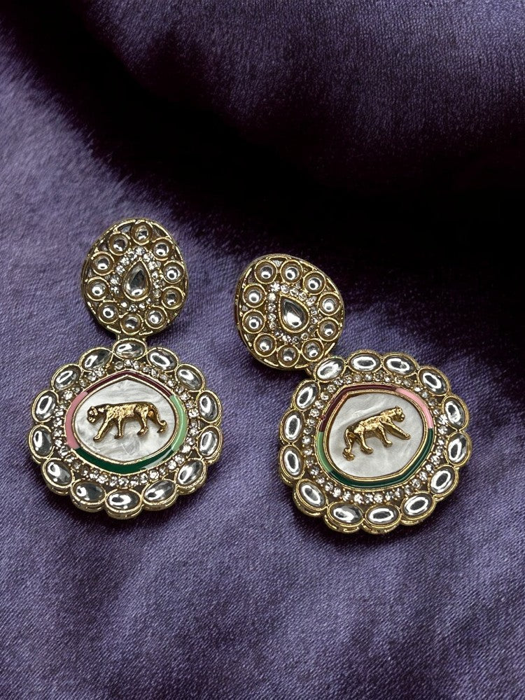 Multicolour Yukta Dangler Earrings
