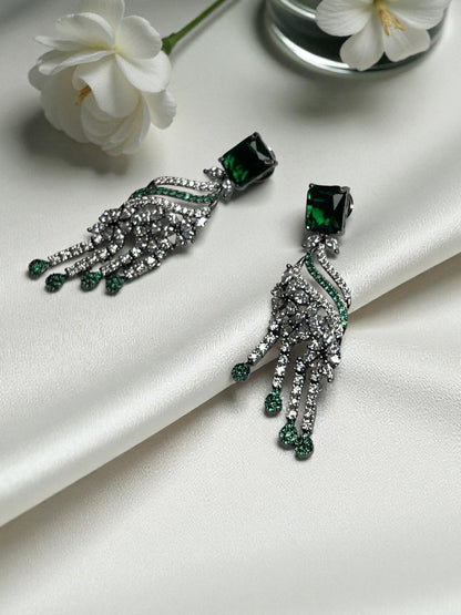 Emerald parichay Dangler Earrings