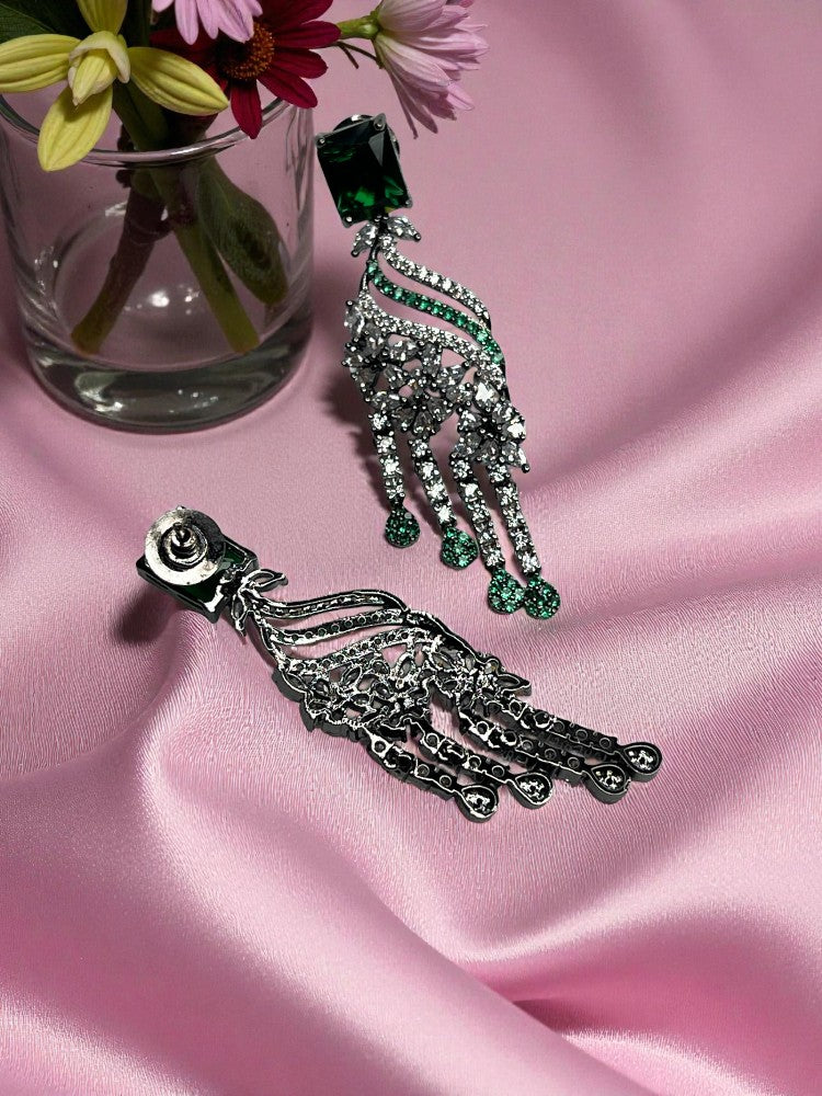 Emerald parichay Dangler Earrings