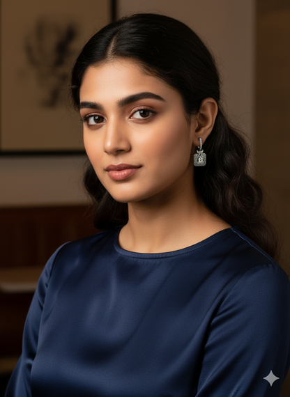 Silver Bali Hoops Earrings